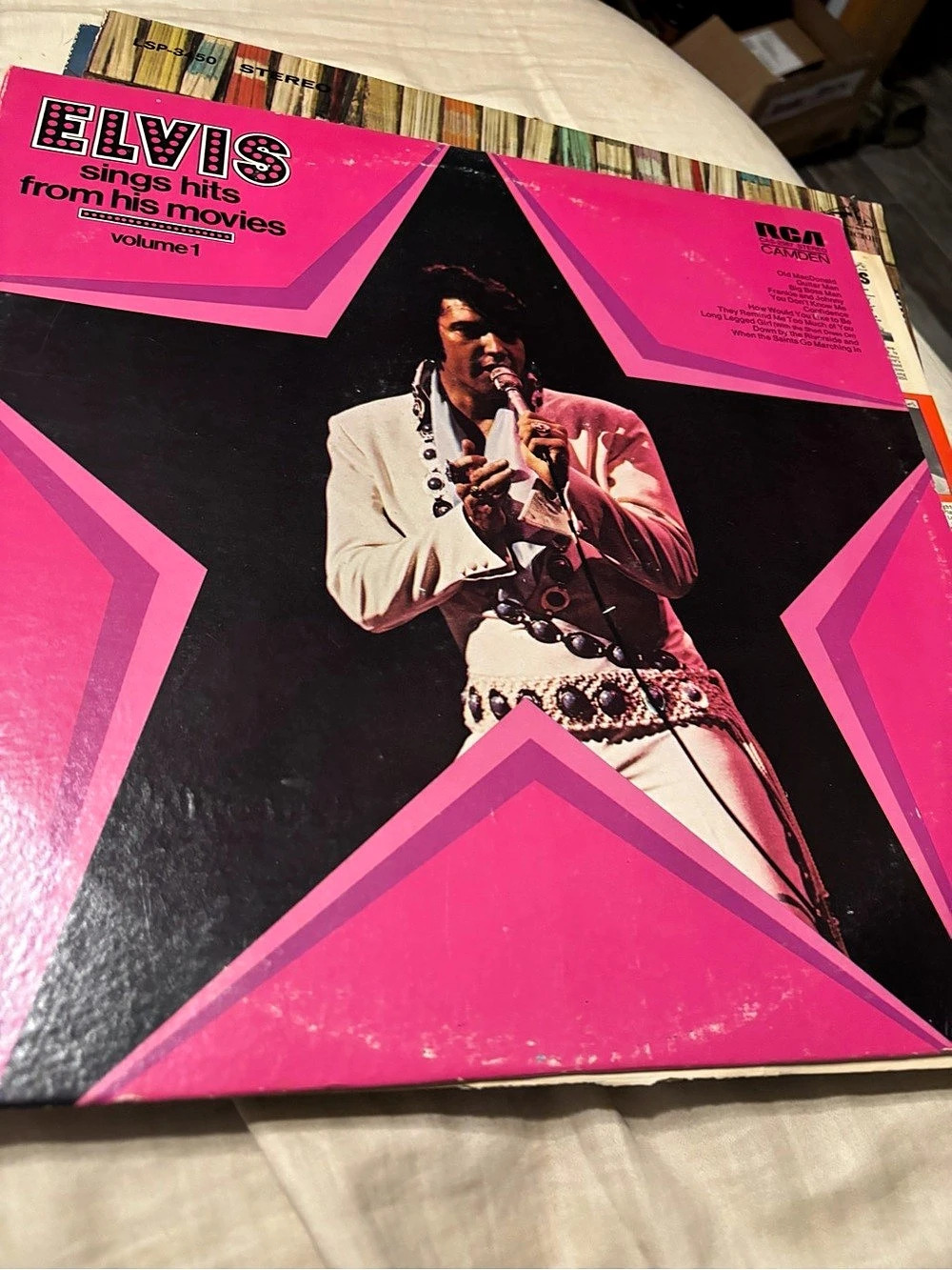 Camden Elvis Sings From His Movies, Volume 1 Vinyl Record Album